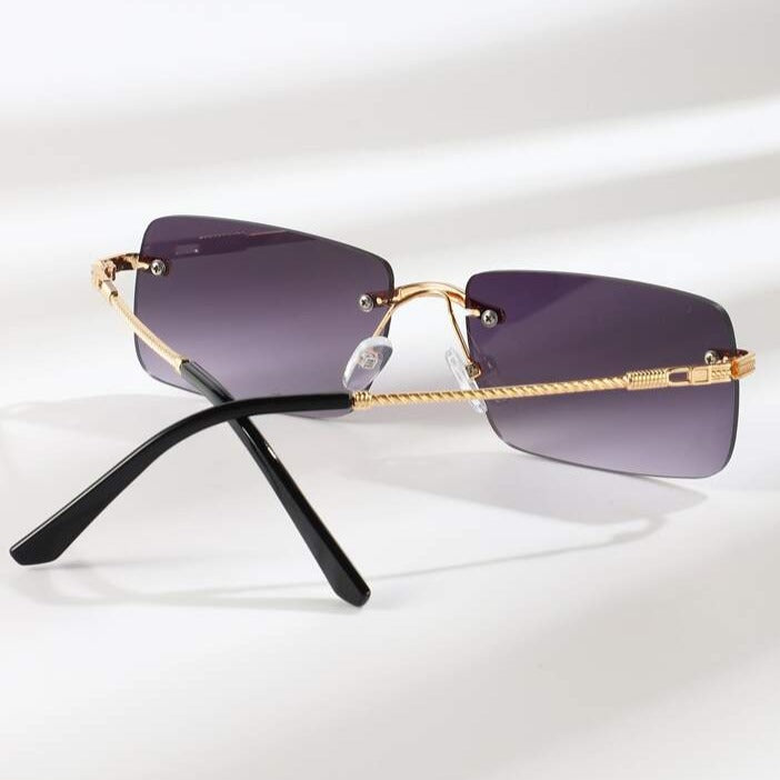 [ Athena 2.0 ] Sleek Rimless Sunglasses - projectshades