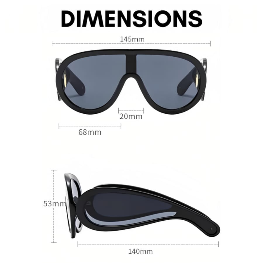 Luxury Oversized Large Sunglasses For Men And Women Big Frame Pilot Style  By A Fashion Brand T2201114245a From Sykyz, $22.43