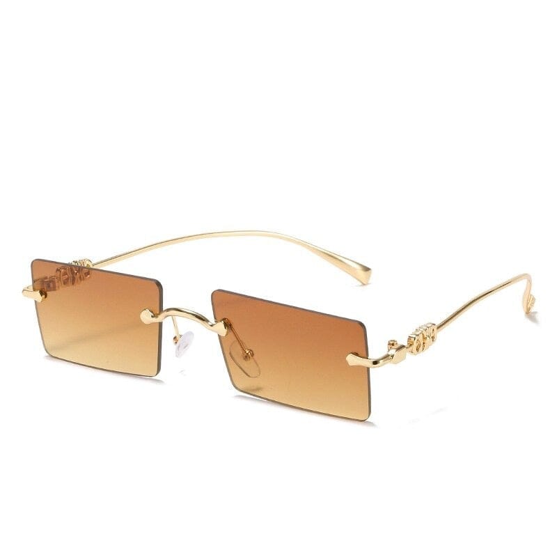[ Andre ] Metal Rimless Sunglasses - projectshades