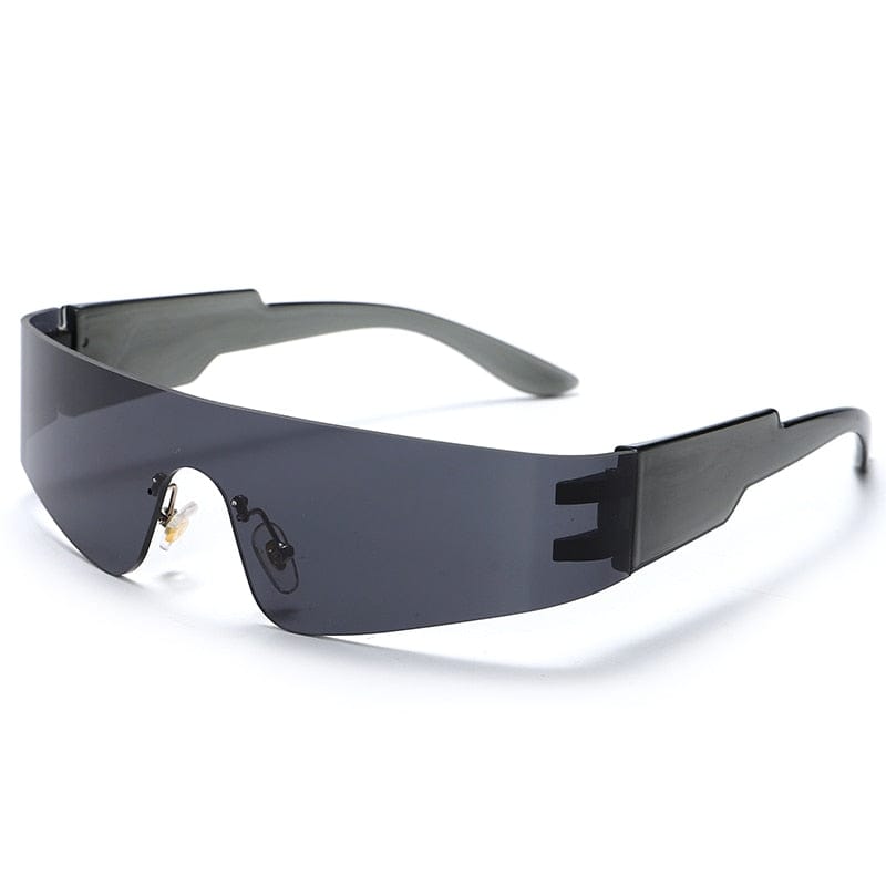 Amazon.com: Matrix Square Sunglasses men Ultralight Rimless (Black, Black)  : Clothing, Shoes & Jewelry