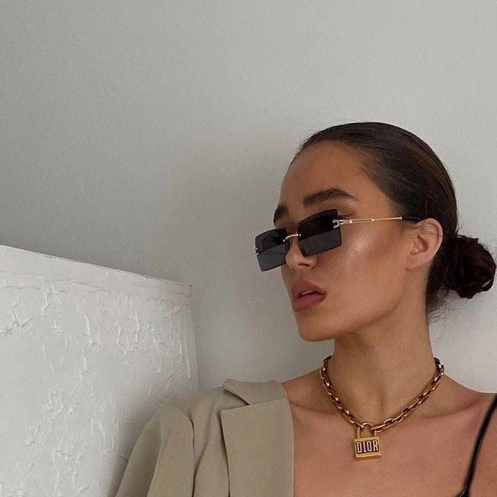 [ Athena ] Vintage Rimless Sunglasses - projectshades
